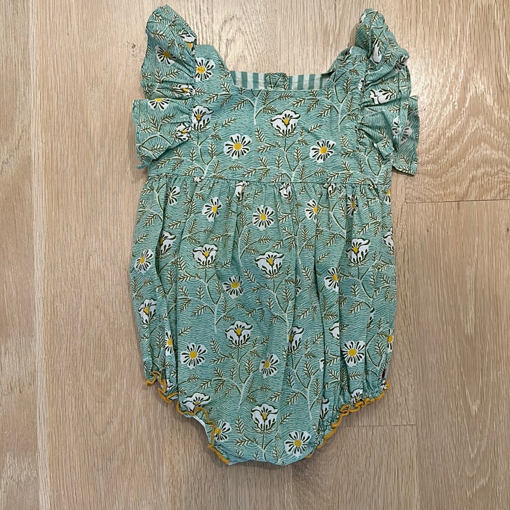 Pink chicken bubble/romper